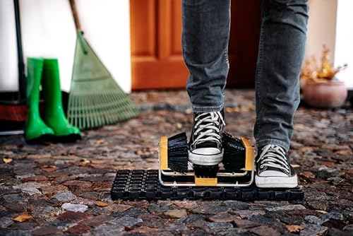 Gratte Bottes Smart Gratte Chaussures extérieur - Brosse Chaussure - Grattoir à Chaussures de Travail - Brosse Chaussure Nettoyage - Nail Gallerys