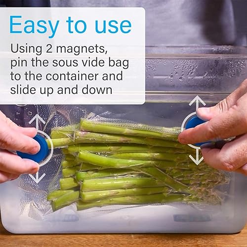 Sous Vide Aagnet - Aimants Sûrs De Cuisine, Résistants À La Chaleur Poids Sous Vide | Animants À Revêtement en Silicone en Toute Sécurité Alimentaires, Sans Toxique Pondérations Des Aimants en Silicon - Nail Gallerys