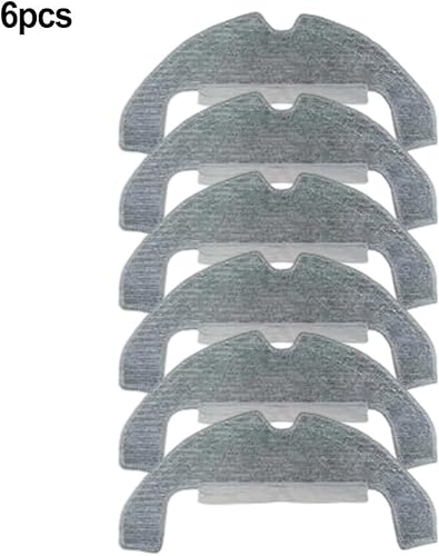Lot de 6 chiffons de rechange en microfibre pour aspirateur Dreame D10 Plus Gen 2, D10 Plus, Z10 Pro, L10-Plus - Nail Gallerys