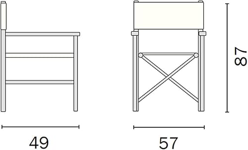 Chaise de metteur de plage Ecru pliable en aluminium blanc - Nail Gallerys