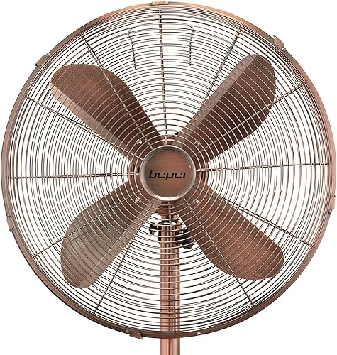 BEPER VE.150 Ventilateur sur Pied Retro - Ventilateur sur Pied Silencieux 4 Pales - Nail Gallerys