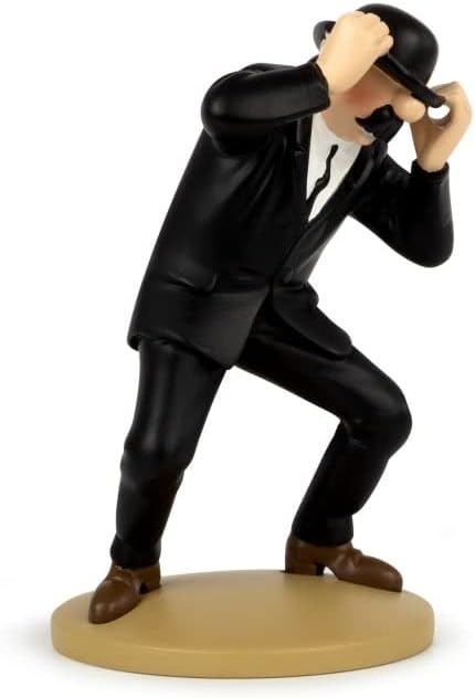 Figurine de Collection Tintin, Dupont au Chapeau engoncé 13cm (42241) - Nail Gallerys