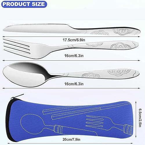 3 Pièces Boite Couvert a Emporter, Witbicg Set Couverts Voyage Couvert Transportable Couvert a Emporter Cuillère Fourchette Couteau, Convient Pour Le Camping, Le Pique-Nique, Le Travail (rouge) - Nail Gallerys