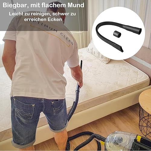 Buse plate longue rallonge accessoire universel flexible pour aspirateur, suceur plat, accessoire d'aspirateur avec raccord 35/32 mm, pour canapés, armoire à chaussures, étroit - 62 cm - Nail Gallerys
