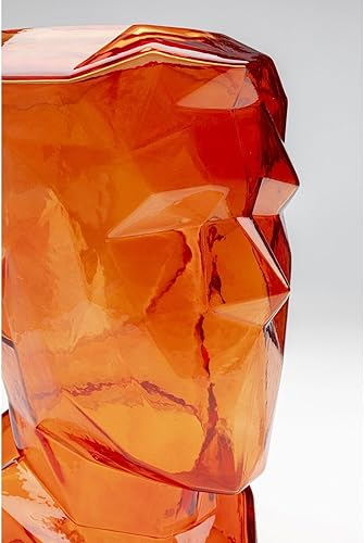 Kare Design Vase Prisma Visage Orange 30cm - Nail Gallerys