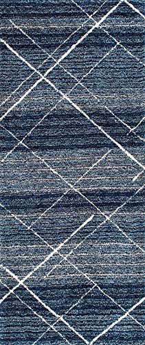 ZUZEKU Tapis de couloir de cuisine, rose, gris, lavable, antidérapant, 70 x 100 cm, en polyester, au mètre, personnalisable - Nail Gallerys