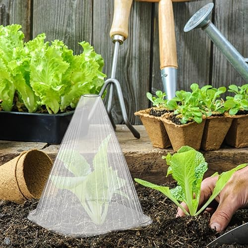 10 Pièces Cloches De Plan-tes De Jardin, Chapeaux Plan-tes, Cloche Jardin Potager, Cloche Salade Potager, Couvertures Plan-tes Cloche Jardin Réutilisables, Couverture Cloche Dôme Plan-te Cloche Jardin - Nail Gallerys