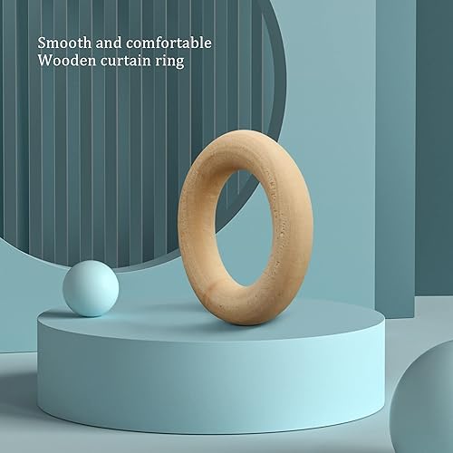 Pqahffowr 5X Bague en Bois Bague en Bois pour L'Artisanat Bricolage Artisanaux 30 Mm - Nail Gallerys