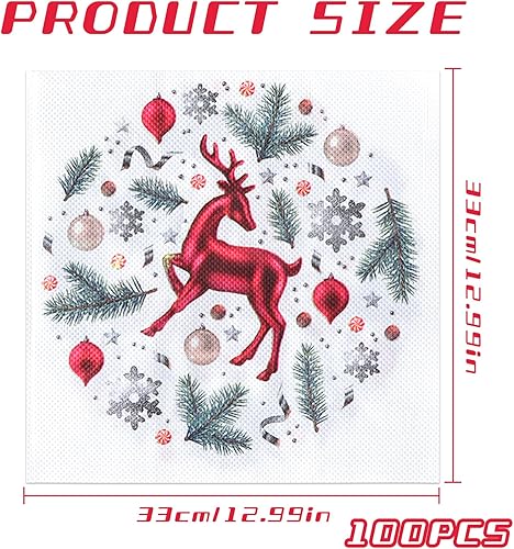 Lets Joy Flamant Serviette Papier, 100 Pièces Serviette Papier Tropicales, Hawaiian Luau Tropicale Thème Fête Serviette, Flamant Articles de Fête, Décorations Serviette de Ete 33 x 33 cm - Nail Gallerys