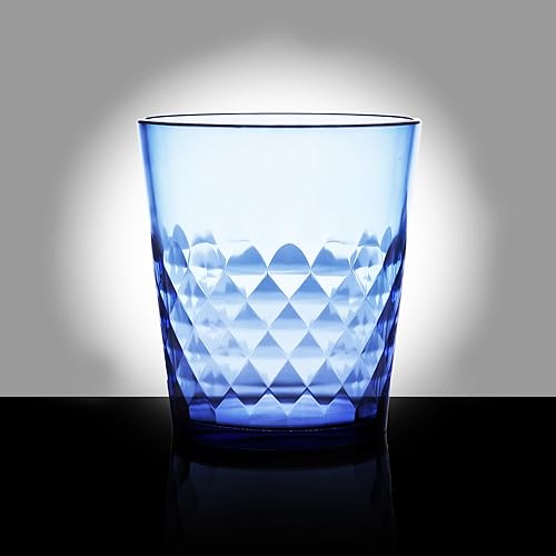 SCANDINOVIA - Gobelets Incassables 400 ml Acrylique Colorés, Anti-choc & Sans BPA, Réutilisables & Lavables au Lave-vaisselle, Bords Lisses, Intérieur/Extérieur, Verres Cocktail en Plastique, Lot de 6 - Nail Gallerys