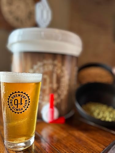 Kit de production de bière LAGER fait maison de 5 LT, idéal pour les amateurs de bière artisanale. Faites de la bière comme nous le ferions ! Recette d'une vraie brasserie italienne. Alc 5.2 % vol - Nail Gallerys