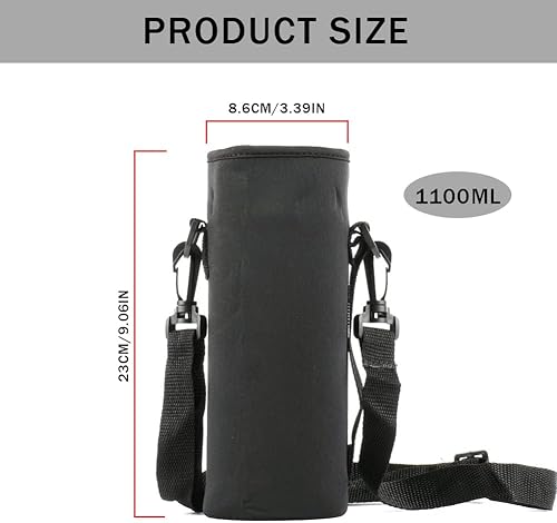Sac à bandoulière pour Bouteille d'eau, Poches de Sac à Dos de Randonnée pour Bouteille d’Eau, Sac Isolant en Polyester pour Bouteille pour Le Camping et Les Voyages - Bordeaux - Nail Gallerys