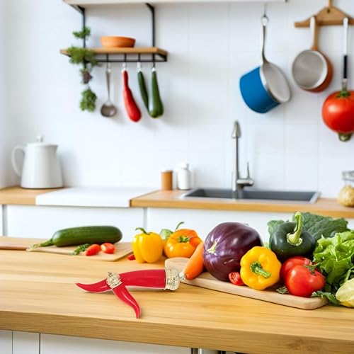 Amosfun Lot de 12 Décorations De Piment Réalistes Et Réalistes Piment Rouge Vif À Suspendre pour La Salle À Manger Les Accessoires De Photographie - Nail Gallerys