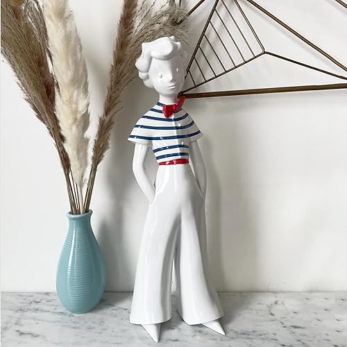 Neamedia Icons Le Petit Prince Scultpure 30cm Marinière, Objet Déco et Design Moderne, Anniversaire, Baptême, Mariage, Naissance, Fête des Mères - Nail Gallerys