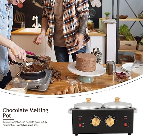 GONGXIANG Tempéreuse de Chocolat Machine de Fusion de Chocolat Électrique Professionnelle avec Pot Double Antiadhésif pour Fondue Au Chocolat et Chocolatière - Nail Gallerys
