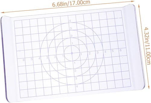 KALLORY Outil De Pressage En Argile Assiette D'argile Artisanat Mise En Forme Plaque Assiettes Tapis D'argile En Polymère Planche Surface Pâte à Modeler Sculpture Produit Acrylique - Nail Gallerys