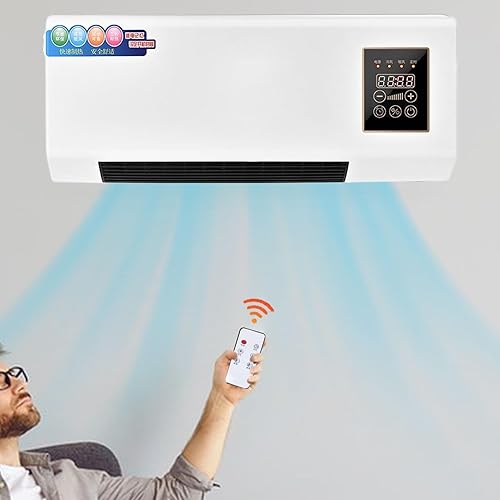 Climatiseur mural compact sans conduits, silencieux sans conduits avec télécommande, pour maison, chambre et bureau - Nail Gallerys