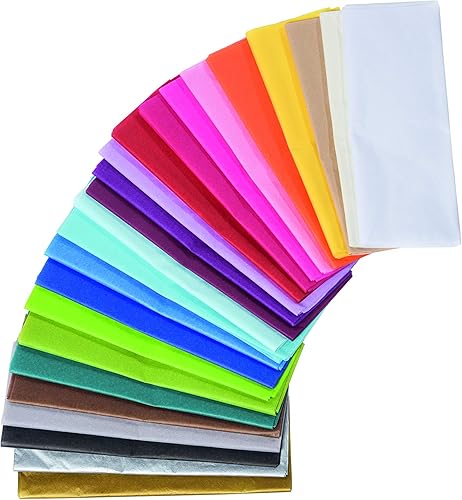 Clairefontaine 393708C - Papier De Soie - Motif : Fuschia – Paquet de 8 Feuilles Pliées - Dimensions : 50x75cm – 18g - Emballage Cadeau, Personnalisation Cadeau, DIY, Loisirs Créatifs - Nail Gallerys