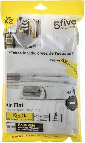5five - lot de 2 sacs compresseurs air-flat - Nail Gallerys