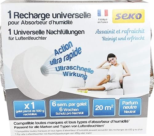 Seko Lot de 4 Galets Percés 500g Neutres - Recharges Universelles Galet Percé Neutre - Blanc - Automatique - Nail Gallerys