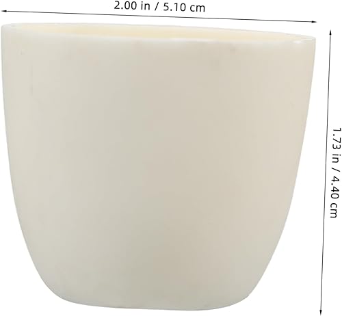 Creuset En Céramique De Haute Pureté Bol De Creuset Pot De Coulée De Laboratoire - Nail Gallerys