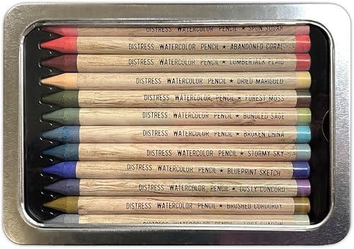 Tim Holtz Distress Lot de 6 crayons aquarelle - Nail Gallerys