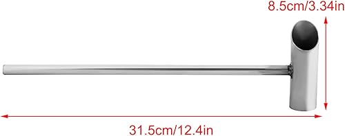 FTVOGUE Cuillère à Sucre pour Machine à Guimauve de 29 cm, Outil de Mesure de Cuillère à Guimauve en Acier Inoxydable pour Fabricant de Barbe à Papa, Argenté - Nail Gallerys