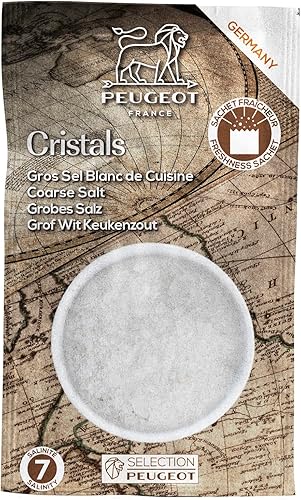 Peugeot Cube à épices-Sel Blanc 370g Gros Germany, Transparent (35488) - Nail Gallerys