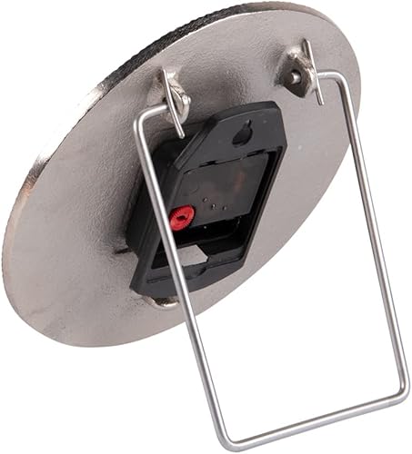 TABLE PASSION - Horloge à Poser Soleil Argent 20 cm en métal - Nail Gallerys