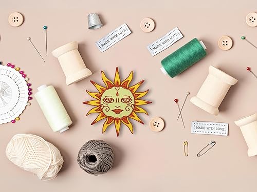 Finally Home Écusson Thermocollant | Des soleils de haute qualité | Patch à coller au fer à repasser ou à coudre | Pièce de décoration ou réparation pour vêtement, jean, sac, pantalon, veste - Nail Gallerys