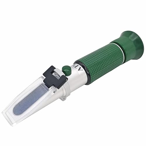 Réfractomètre Brix à double échelle pour mesurer la teneur en sucre dans les aliments et les boissons. - Nail Gallerys
