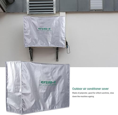 Housse de protection pour climatiseur extérieur - Imperméable - Résistante à la poussière - Pour l'extérieur - Pour toutes les saisons - 92 x 35 x 69 cm - Nail Gallerys
