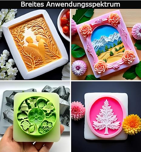 WAGNERSIL 20 NC (1 kg) | Silicone de duplication de qualité supérieure | Rapport de mélange 1:1 | Silicone de moulage | Pour la fabrication de moules en silicone avec résine époxy, plâtre, cire | DIY - Nail Gallerys