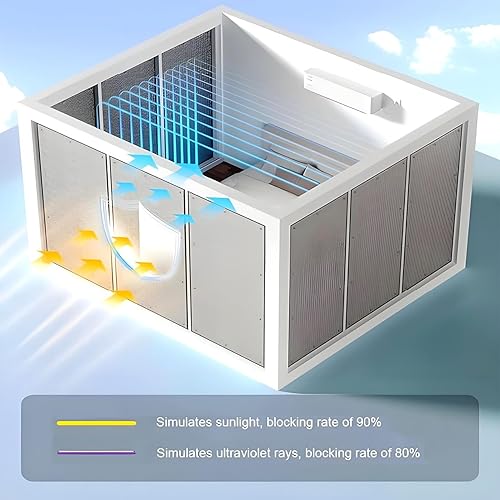 Thermique Réfléchissant Film pour Fenêtre, Feuille D'aluminium pour 8 Mm, Autocollant Occultant avec Ventouses, Protection Solaire, Film Occultant pour Fenêtre, Bureau, Toit(70x110 cm) - Nail Gallerys