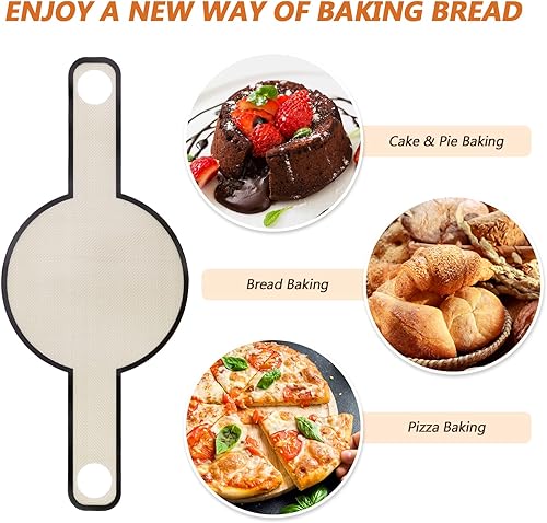 YUNYODA Tapis de cuisson en silicone pour cocotte, tapis de cuisson réutilisable avec poignées extra longues et anti-adhésives pour pâte à biscuits, muffins, transfert et cuisson - Nail Gallerys