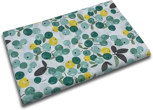 EDGEAM Tissu en coton au mètre - Largeur : 160 cm - Tissus à coudre (50 cm, 100 cm, 200 cm) - Tissu de couture (vert 04#, 50 x 160 cm) - Nail Gallerys