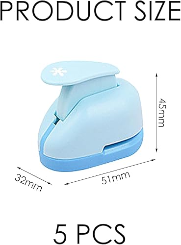 HDGSAFD Paquet De 5 Outils De Gaufrage pour Enfants, Perforatrices Créatives, Perforatrices À Motifs, Accessoires De Bricolage, Jouets pour Enfants - Nail Gallerys