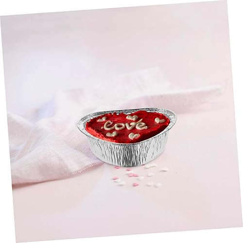 PRETYZOOM 100pièces Tasses Aluminium Foil Pour Pâtisserie Et Desserts Contenants Pratiques Pour Pudding Et Gâteaux - Nail Gallerys
