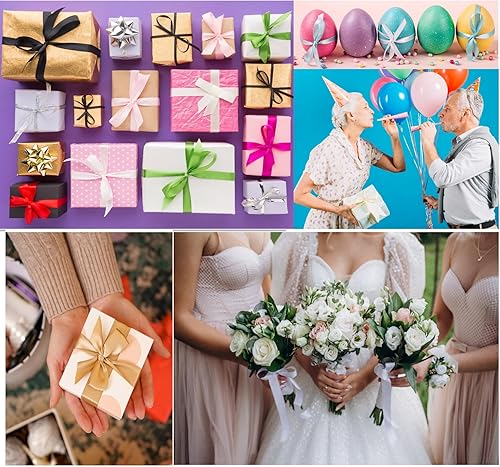 Ruban de satin vert sauge - 25 m de long - 12 mm - Ruban décoratif pour cadeau - Ruban décoratif pour mariage - Vert - Nail Gallerys