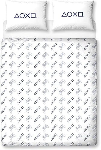 Character World PYSBLEDD001UK2 Housse de Couette Double Face réversible avec taie d'oreiller Assortie Bleu - Nail Gallerys