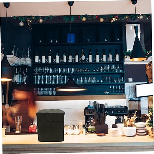 CONGARTENO couvercle de machine à café Accessoire isolé réutilisable Couverture housse de protection d'appareil housses pour petits appareils de cuisine coton Light Grey - Nail Gallerys