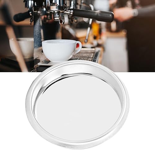 TOPINCN Filtre Aveugle à L'aveugle, Filtre à Insert en Acier Inoxydable Machines Panier Disque Disque en Métal Arrière Bol à Chasse d'eau Classique Portafilter Backwash Maker (51MM) - Nail Gallerys