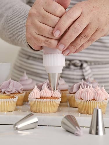 Lot de 6 grands coupleurs de douille pour poches à douille 1M, 2D, 2F, 4B, 6B, 1A, 2A, 234 embouts - Nail Gallerys