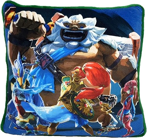 Homadict - Coussin Zelda - Groupe princesse - Accessoire Décoratif - Doux et Moelleux - 40 X 40 cm - Licence officielle - Nail Gallerys