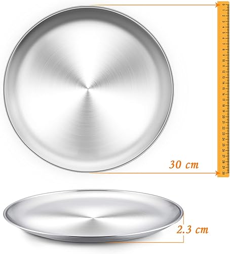 HaWare Lot de 2 plaques à pizza 30 cm - Nail Gallerys