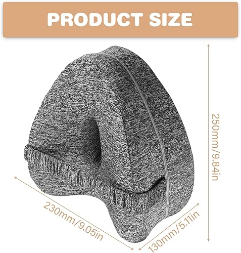 GAOUTO Coussin orthopédique en mousse à mémoire de forme pour les personnes dormant sur le côté, pour les personnes dormant sur le côté, pour les jambes, les genoux - Nail Gallerys