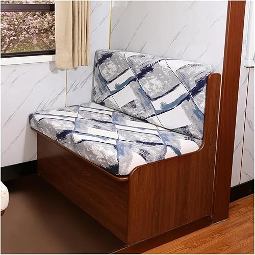 Lot de 2 housses de siège de camping-car à motif floral, housse de coussin élastique for dinette, protection de meubles, camping-car, banc de voiture, caravane Housses de Coussin Élastiques(Type 7) - Nail Gallerys