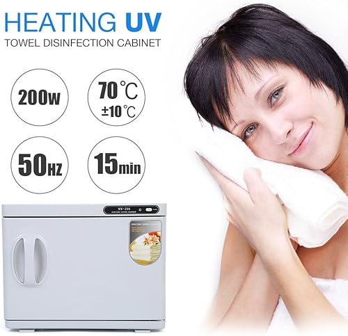 23L 2en1 220V Stérilisateur de Serviette et Chauffe Constante pour Salon de Beauté, Salon de Coiffure, Maison, SPA - Nail Gallerys