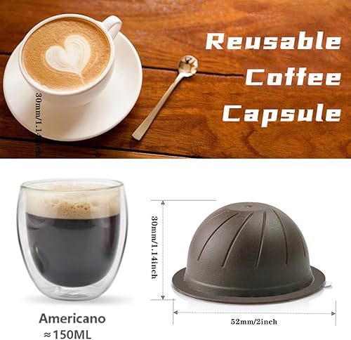 LUKELI Vertuo Lot de 2 capsules de café réutilisables Vertuo pour dosettes de café VertuoLine Recharge Vertuoline pour N Espresso Vertuo (2 couvercles en silicone) - Nail Gallerys