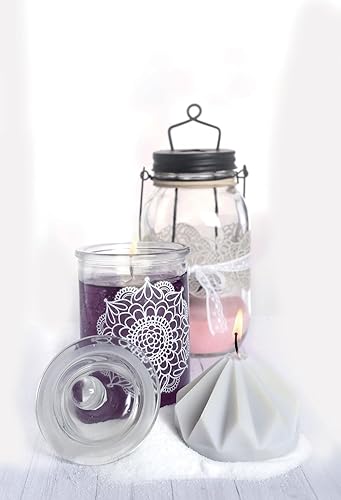 Bonbonnière en verre - 10 x 18 cm - Nail Gallerys